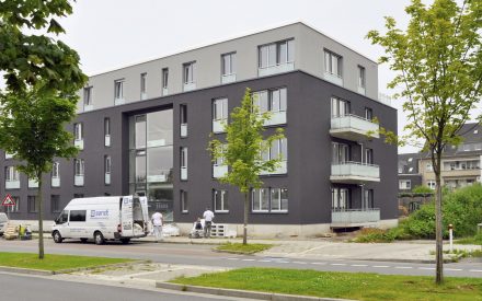 Mehrfamilienhäuser Haarzopf Eingang